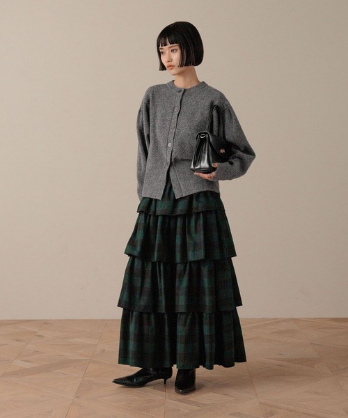 LOWRYS FARM(ローリーズファーム)の「ショルダーパフカーディガンLS 601952(カーディガン/ボレロ・レディース・グレー/ブラウン/ブラック・FREE)」の22枚目の写真