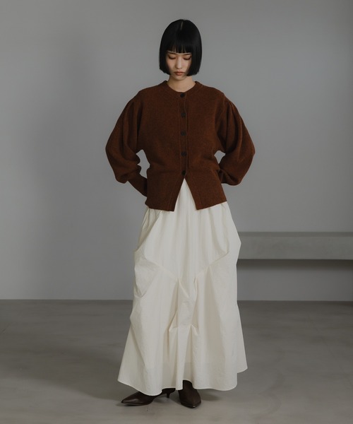 LOWRYS FARM(ローリーズファーム)の「ショルダーパフカーディガンLS 601952(カーディガン/ボレロ・レディース・グレー/ブラウン/ブラック・FREE)」の15枚目の写真