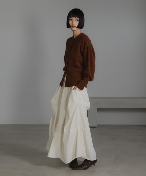 LOWRYS FARM(ローリーズファーム)の「ショルダーパフカーディガンLS 601952(カーディガン/ボレロ・レディース・グレー/ブラウン/ブラック・FREE)」の16枚目の写真