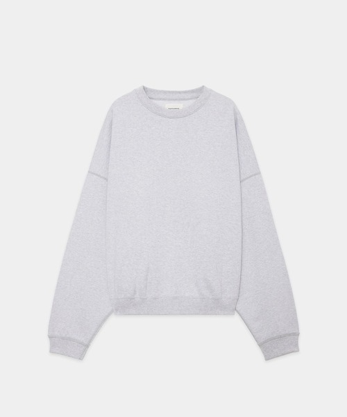 markaware(マーカウェア)の「【MARKAWARE】HUGE SHORT SWEAT/スラックスに合う,360度美シルエットショートスウェット(スウェット・メンズ・ブラック/グレー/ダークグレー/ダークネイビー・1/2)」の15枚目の写真