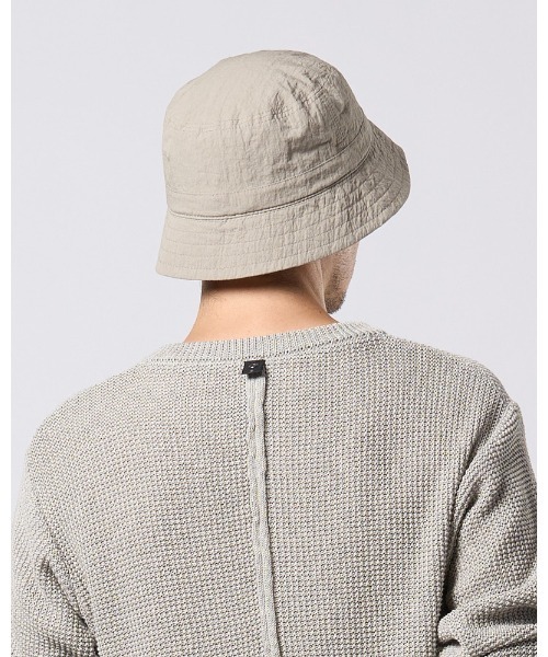 wjk(ダヴルジェイケイ)の「solid bucket hat(ハット・メンズ・ライトグレー/ダークネイビー/チャコール・FREE)」の11枚目の写真