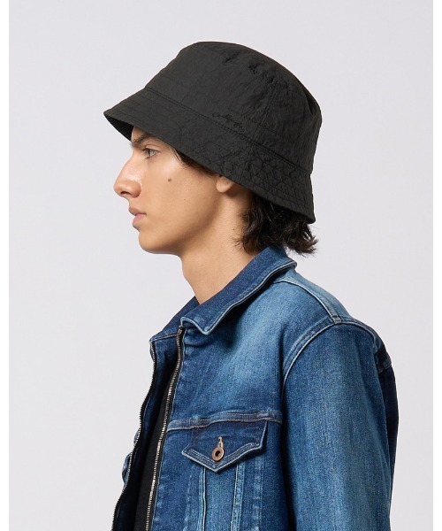wjk(ダヴルジェイケイ)の「solid bucket hat(ハット・メンズ・ライトグレー/ダークネイビー/チャコール・FREE)」の6枚目の写真
