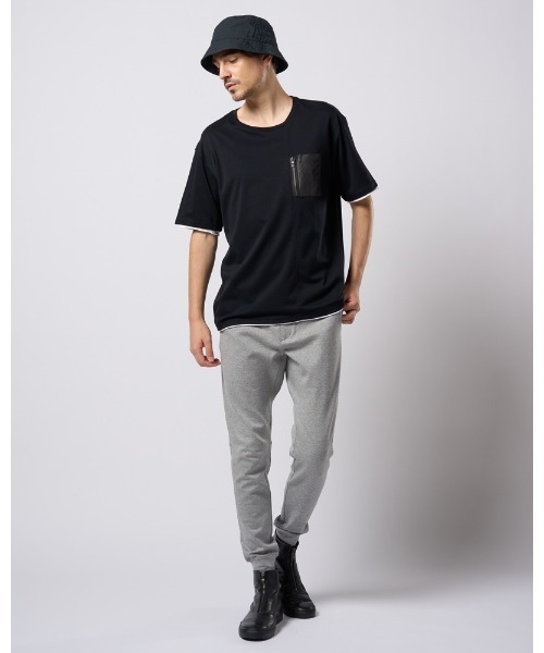 wjk(ダヴルジェイケイ)の「solid bucket hat(ハット・メンズ・ライトグレー/ダークネイビー/チャコール・FREE)」の21枚目の写真