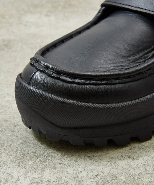 PADRONE(パドローネ)の「PADRONE パドローネ / VELCRO STRAP SHOES with 884C Vibram ビブラムソールベルクロストラップチロリアンブーツ / PU8840-2008(ブーツ・メンズ・ブラック・41/42/43/40)」の7枚目の写真