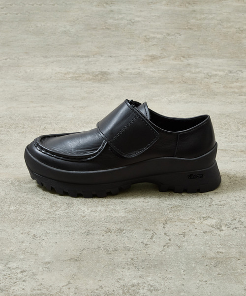PADRONE(パドローネ)の「PADRONE パドローネ / VELCRO STRAP SHOES with 884C Vibram ビブラムソールベルクロストラップチロリアンブーツ / PU8840-2008(ブーツ・メンズ・ブラック・41/42/43/40)」の9枚目の写真
