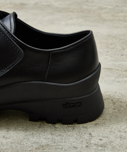 PADRONE(パドローネ)の「PADRONE パドローネ / VELCRO STRAP SHOES with 884C Vibram ビブラムソールベルクロストラップチロリアンブーツ / PU8840-2008(ブーツ・メンズ・ブラック・41/42/43/40)」の10枚目の写真