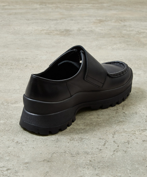 PADRONE(パドローネ)の「PADRONE パドローネ / VELCRO STRAP SHOES with 884C Vibram ビブラムソールベルクロストラップチロリアンブーツ / PU8840-2008(ブーツ・メンズ・ブラック・41/42/43/40)」の12枚目の写真