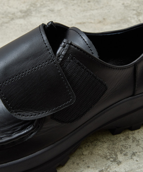 PADRONE(パドローネ)の「PADRONE パドローネ / VELCRO STRAP SHOES with 884C Vibram ビブラムソールベルクロストラップチロリアンブーツ / PU8840-2008(ブーツ・メンズ・ブラック・41/42/43/40)」の16枚目の写真