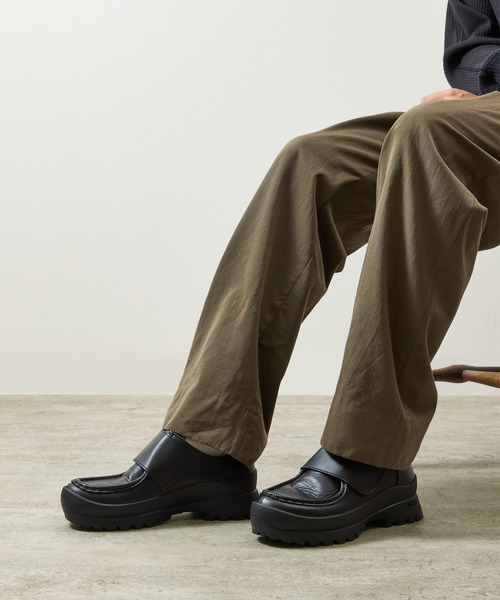 PADRONE(パドローネ)の「PADRONE パドローネ / VELCRO STRAP SHOES with 884C Vibram ビブラムソールベルクロストラップチロリアンブーツ / PU8840-2008(ブーツ・メンズ・ブラック・41/42/43/40)」の17枚目の写真