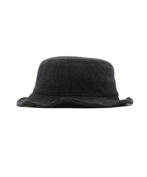 CABALLERO（キャバレロ）の「CABALLERO BUCKET HAT PALMA VINTAGE TWEED CHARCOAL（ハット・メンズ・チャコールグレー・M/L）」の5枚目の写真