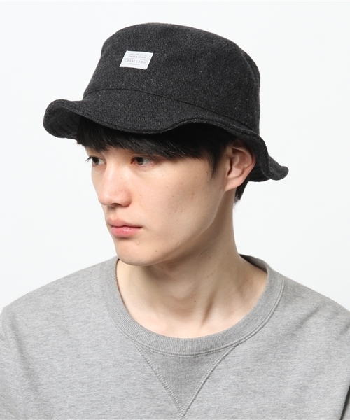CABALLERO（キャバレロ）の「CABALLERO BUCKET HAT PALMA VINTAGE TWEED CHARCOAL（ハット・メンズ・チャコールグレー・M/L）」の4枚目の写真