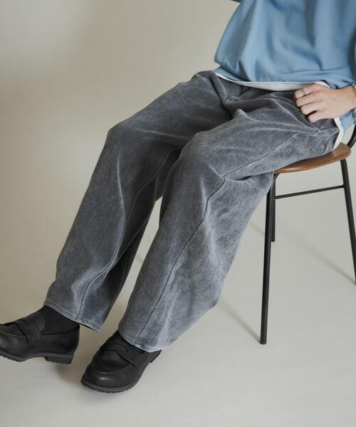 SENSE OF PLACE by URBAN RESEARCH（センスオブプレイスバイアーバンリサーチ）の「ヴィンテージツイルカーブパンツ（その他パンツ・メンズ・ブラック/ブラウン/パープル・MEDIUM/LARGE）」の4枚目の写真