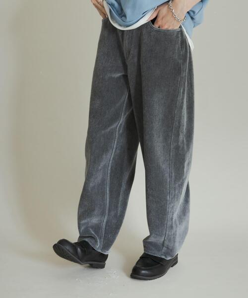 SENSE OF PLACE by URBAN RESEARCH（センスオブプレイスバイアーバンリサーチ）の「ヴィンテージツイルカーブパンツ（その他パンツ・メンズ・ブラック/ブラウン/パープル・MEDIUM/LARGE）」の9枚目の写真