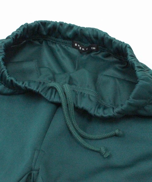SHISKY（シスキー）の「ダブルフェイス　ダンボール　無地セットアップ（セットアップ・キッズ・グレイッシュベージュ/ブラック/杢グレー/チャコール・120/130/140/150/160/110）」の11枚目の写真