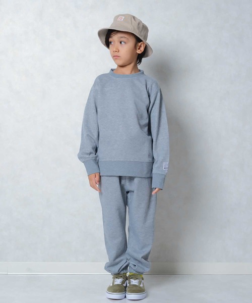 SHISKY（シスキー）の「ダブルフェイス　ダンボール　無地セットアップ（セットアップ・キッズ・グレイッシュベージュ/ブラック/杢グレー/チャコール・120/130/140/150/160/110）」の21枚目の写真