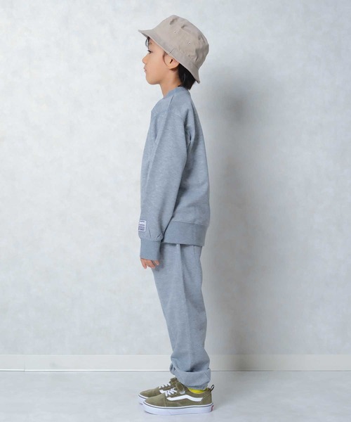 SHISKY（シスキー）の「ダブルフェイス　ダンボール　無地セットアップ（セットアップ・キッズ・グレイッシュベージュ/ブラック/杢グレー/チャコール・120/130/140/150/160/110）」の22枚目の写真