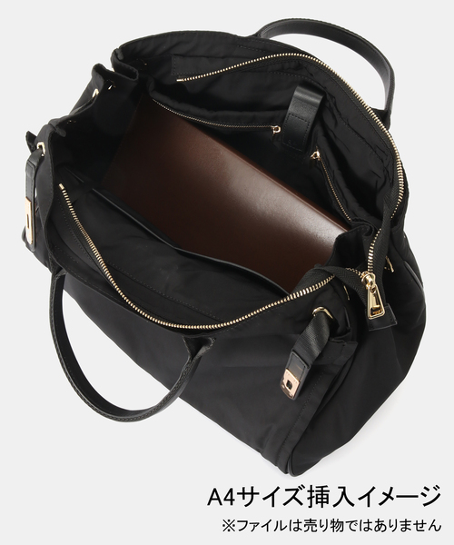story.(ストーリー)の「Story. /ストーリーBELTED TOTE L(トートバッグ・レディース・ブラック・FREE)」の8枚目の写真