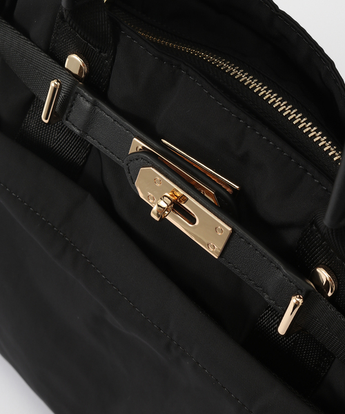 story.(ストーリー)の「Story. /ストーリーBELTED TOTE L(トートバッグ・レディース・ブラック・FREE)」の11枚目の写真