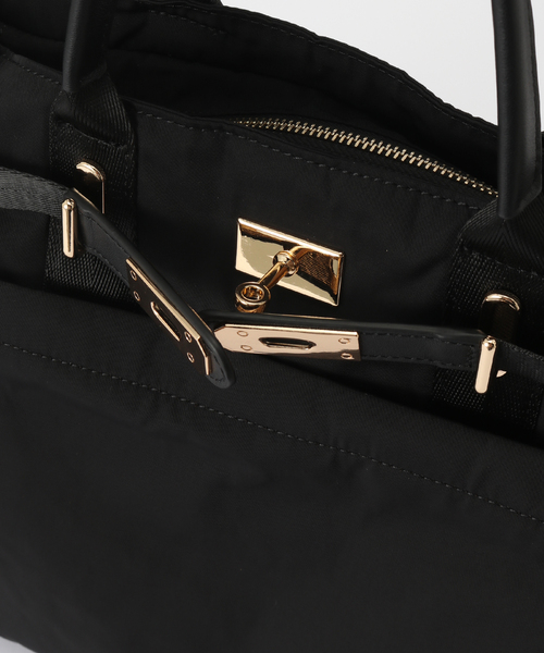 story.(ストーリー)の「Story. /ストーリーBELTED TOTE L(トートバッグ・レディース・ブラック・FREE)」の12枚目の写真