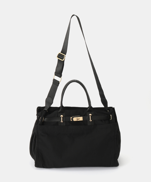 story.(ストーリー)の「Story. /ストーリーBELTED TOTE L(トートバッグ・レディース・ブラック・FREE)」の15枚目の写真