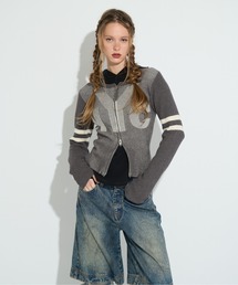 ANNA SUI NYC（アナ スイ エヌ ワイ シー）の「NYC配色ZIPカーデ（カーディガン/ボレロ）」