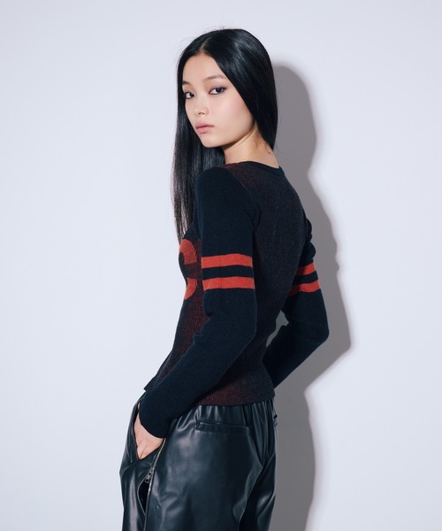 セール】NYC配色ZIPカーデ（カーディガン/ボレロ）｜ANNA SUI NYC