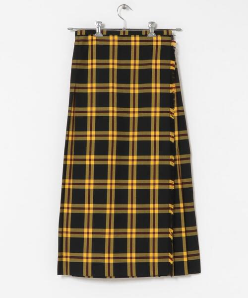 URBAN RESEARCH Sonny Label(アーバンリサーチサニーレーベル)の「『別注』GLEN FYNE×Sonny Label チェックキルトスカート(スカート・レディース・イエロー系その他/グレー系その他・28/26)」の6枚目の写真