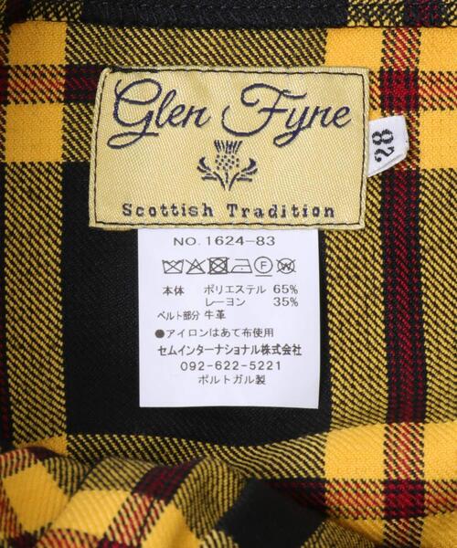 URBAN RESEARCH Sonny Label(アーバンリサーチサニーレーベル)の「『別注』GLEN FYNE×Sonny Label チェックキルトスカート(スカート・レディース・イエロー系その他/グレー系その他・28/26)」の8枚目の写真