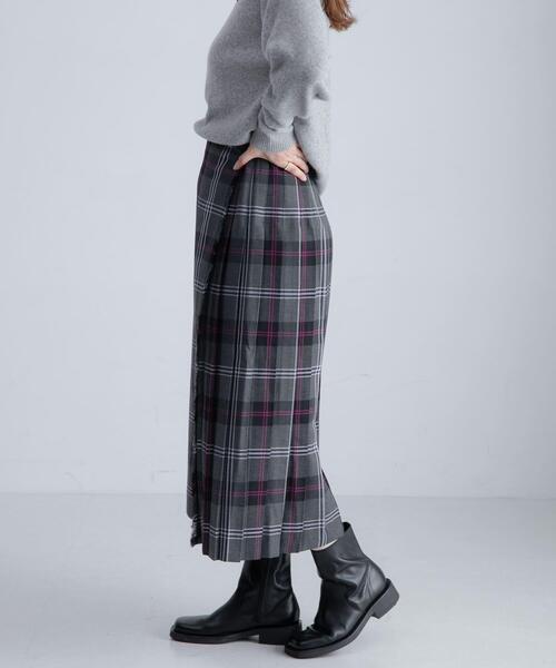 URBAN RESEARCH Sonny Label(アーバンリサーチサニーレーベル)の「『別注』GLEN FYNE×Sonny Label チェックキルトスカート(スカート・レディース・イエロー系その他/グレー系その他・28/26)」の10枚目の写真