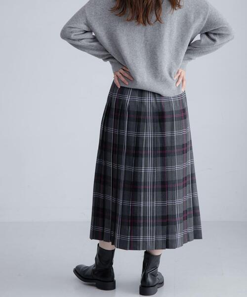 URBAN RESEARCH Sonny Label(アーバンリサーチサニーレーベル)の「『別注』GLEN FYNE×Sonny Label チェックキルトスカート(スカート・レディース・イエロー系その他/グレー系その他・28/26)」の11枚目の写真