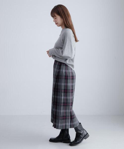 URBAN RESEARCH Sonny Label(アーバンリサーチサニーレーベル)の「『別注』GLEN FYNE×Sonny Label チェックキルトスカート(スカート・レディース・イエロー系その他/グレー系その他・28/26)」の13枚目の写真