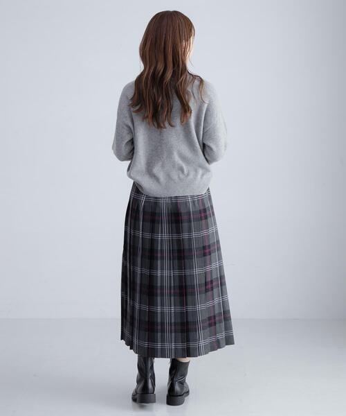 URBAN RESEARCH Sonny Label(アーバンリサーチサニーレーベル)の「『別注』GLEN FYNE×Sonny Label チェックキルトスカート(スカート・レディース・イエロー系その他/グレー系その他・28/26)」の14枚目の写真