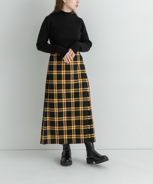 URBAN RESEARCH Sonny Label(アーバンリサーチサニーレーベル)の「『別注』GLEN FYNE×Sonny Label チェックキルトスカート(スカート・レディース・イエロー系その他/グレー系その他・28/26)」の17枚目の写真