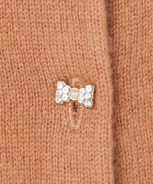 TOCCA(トッカ)の「CASHMERE カーディガン(カーディガン/ボレロ・レディース・ベージュ系/ピンク系/ブラック系/アイボリー系・MEDIUM/SMALL)」の10枚目の写真