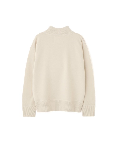 MHL.（エムエイチエル）の「FELTED ROUGH WOOL（ニット/セーター・レディース・ブラック/ブルー/ダークオレンジ/オフホワイト・2）」の7枚目の写真