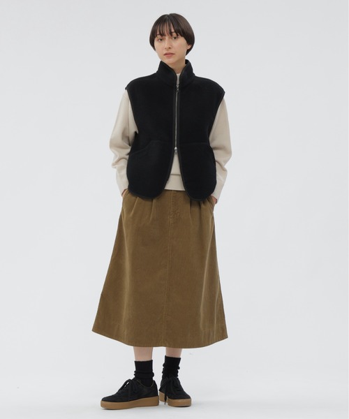 MHL.（エムエイチエル）の「FELTED ROUGH WOOL（ニット/セーター・レディース・ブラック/ブルー/ダークオレンジ/オフホワイト・2）」の20枚目の写真