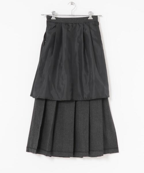 ITEMS URBANRESEARCH（アイテムズ アーバンリサーチ）の「ベルト付きプリーツスカート（スカート・レディース・ブラック/ブラウン・FREE）」の9枚目の写真