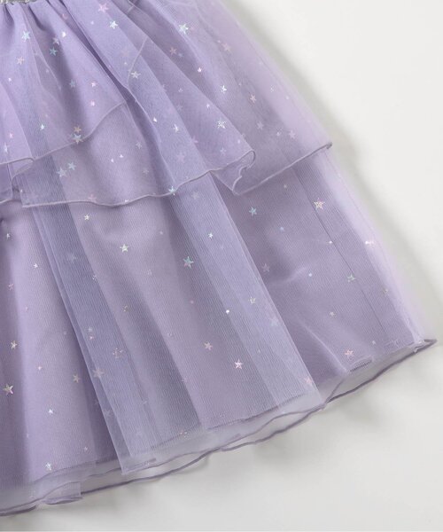 apres les cours（アプレレクール）の「【ジュニア対応】花びらチュールバックリボンワンピース（ワンピース・キッズ・アイボリー/ラベンダー・80/90/100/110/120/130/140）」の7枚目の写真