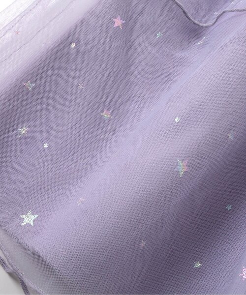 apres les cours（アプレレクール）の「【ジュニア対応】花びらチュールバックリボンワンピース（ワンピース・キッズ・アイボリー/ラベンダー・80/90/100/110/120/130/140）」の3枚目の写真
