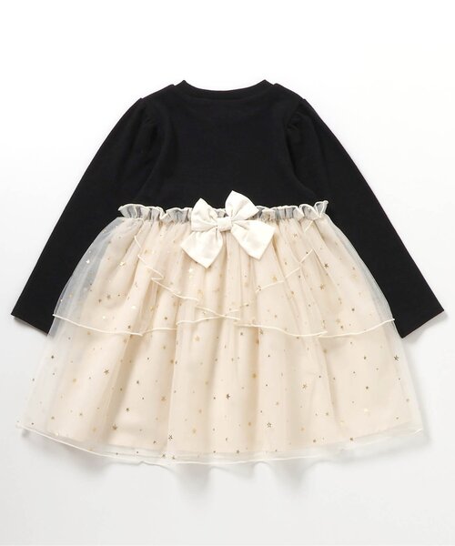 apres les cours（アプレレクール）の「【ジュニア対応】花びらチュールバックリボンワンピース（ワンピース・キッズ・アイボリー/ラベンダー・80/90/100/110/120/130/140）」の12枚目の写真