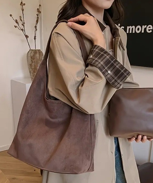 Vini(ヴィニ)の「【Vini】ワンハンドルバッグ<内ポケット付き>(ハンドバッグ・レディース・カーキ/ブラウン/ベージュ・FREE)」の12枚目の写真