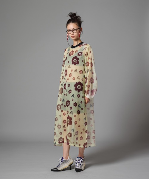 NON TOKYO（ノントーキョー）の「NON TOKYO/ノントーキョー/ダイレクトプリントシアーワンピース（ワンピース・レディース・その他/その他1・F）」の2枚目の写真