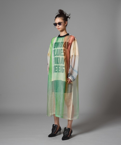 NON TOKYO（ノントーキョー）の「NON TOKYO/ノントーキョー/ダイレクトプリントシアーワンピース（ワンピース・レディース・その他/その他1・F）」の4枚目の写真