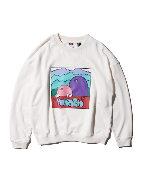 NANGA(ナンガ)の「NANGA / ナンガ NANGA×RYUJI KAMIYAMA SWEAT 神山隆二 スウェット(スウェット・メンズ・オートミール/ホワイト/ブラック・MEDIUM/LARGE/X-LARGE)」の9枚目の写真