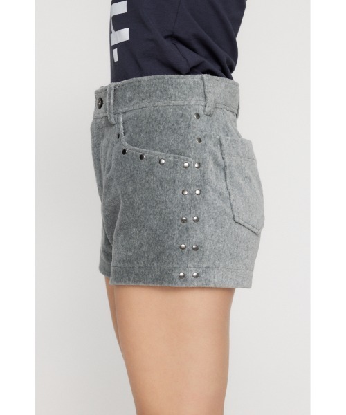 LAGUA GEM(ラグアジェム)の「BRUSHED COMPACT ショートパンツ(その他パンツ・レディース・ブラック/ライトカーキ/杢グレー・X-SMALL/SMALL/MEDIUM)」の8枚目の写真