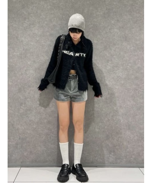 LAGUA GEM(ラグアジェム)の「BRUSHED COMPACT ショートパンツ(その他パンツ・レディース・ブラック/ライトカーキ/杢グレー・X-SMALL/SMALL/MEDIUM)」の12枚目の写真