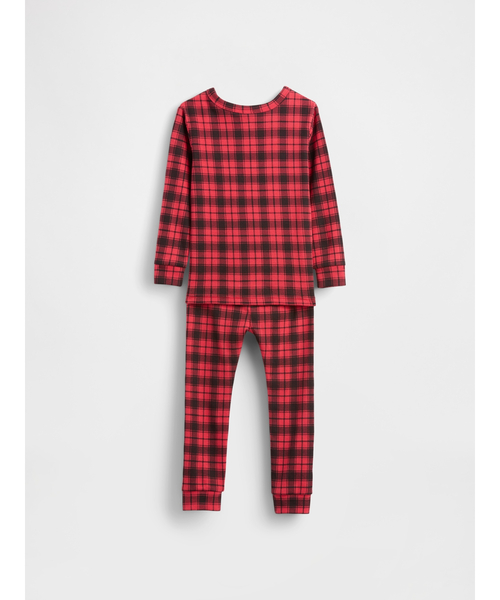 GAP(ギャップ)の「オーガニック ブラッシュドコットン ホリデー パジャマセット (キッズ・ベビー)(ルームウェア/パジャマ・キッズ・グリーン系その他/ブラック×レッド/グリーン・110cm/105cm/100cm/95cm/90cm/80cm)」の4枚目の写真