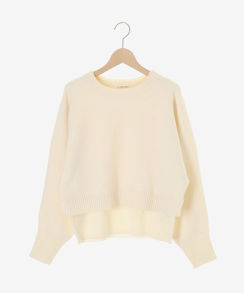 le.coeur blanc(ルクールブラン)の「3WAYレイヤードクルーニット(ニット/セーター・レディース・グレイッシュベージュ/ダークブラウン/キャメル/ネイビー/オフホワイト・38)」の21枚目の写真