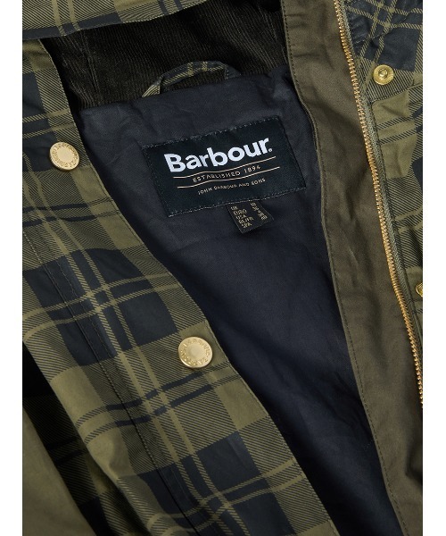 Barbour(バブアー)の「Shelleyシャワープルーフ ジャケット(レディース)(テーラードジャケット・レディース・オリーブ・8/10)」の9枚目の写真