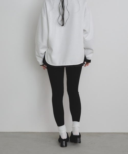 Shelly island（シェリーアイランド）の「リブレギンス（レギンス/スパッツ・レディース・グレー/ブラック/ホワイト・FREE）」の15枚目の写真